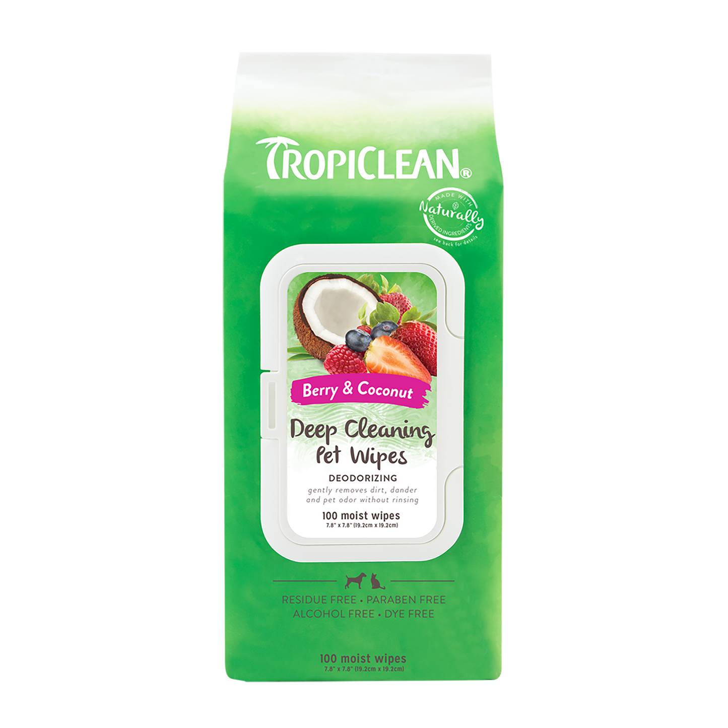 Tropiclean Deep Cleaning Wipes