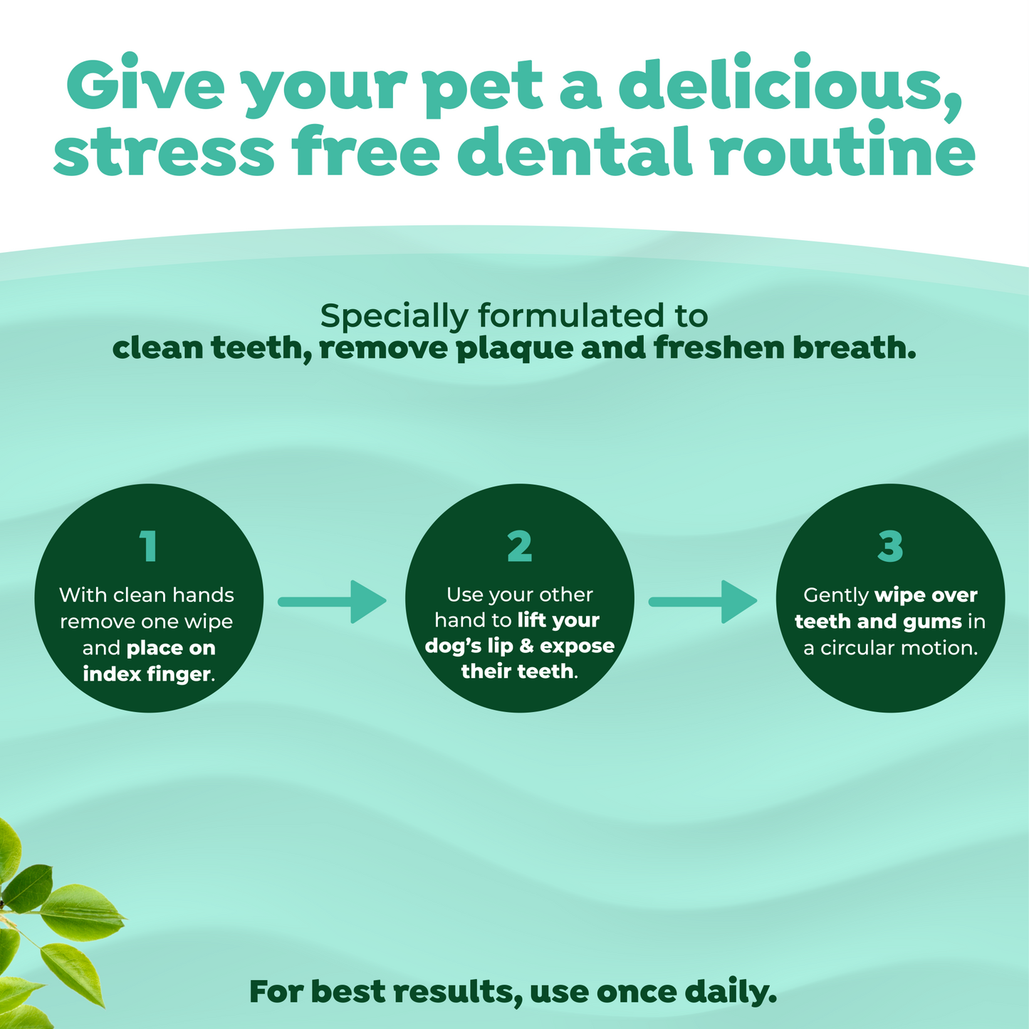Fresh Breath Dental Finger Wipes