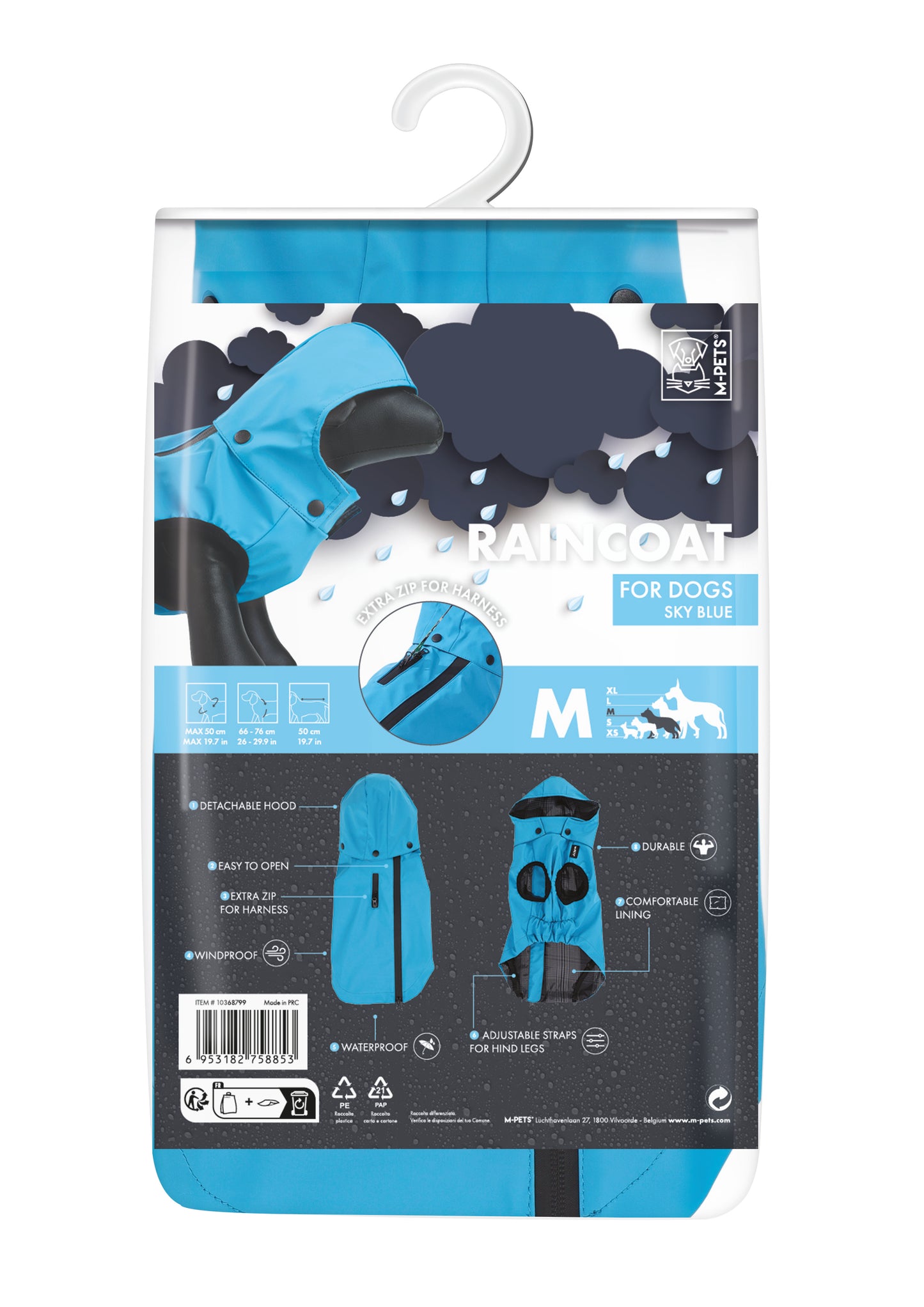 Raincoat Sky Blue M