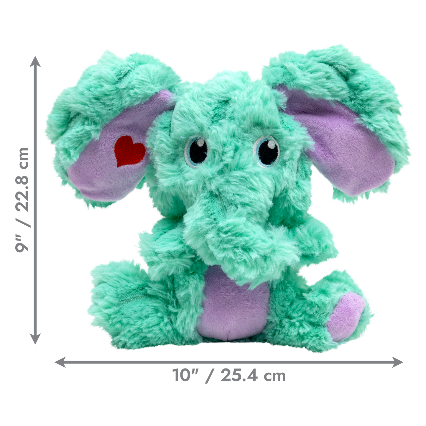 KONG Valentines Scrumplez Elephant Mint Medium