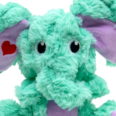 KONG Valentines Scrumplez Elephant Mint Medium