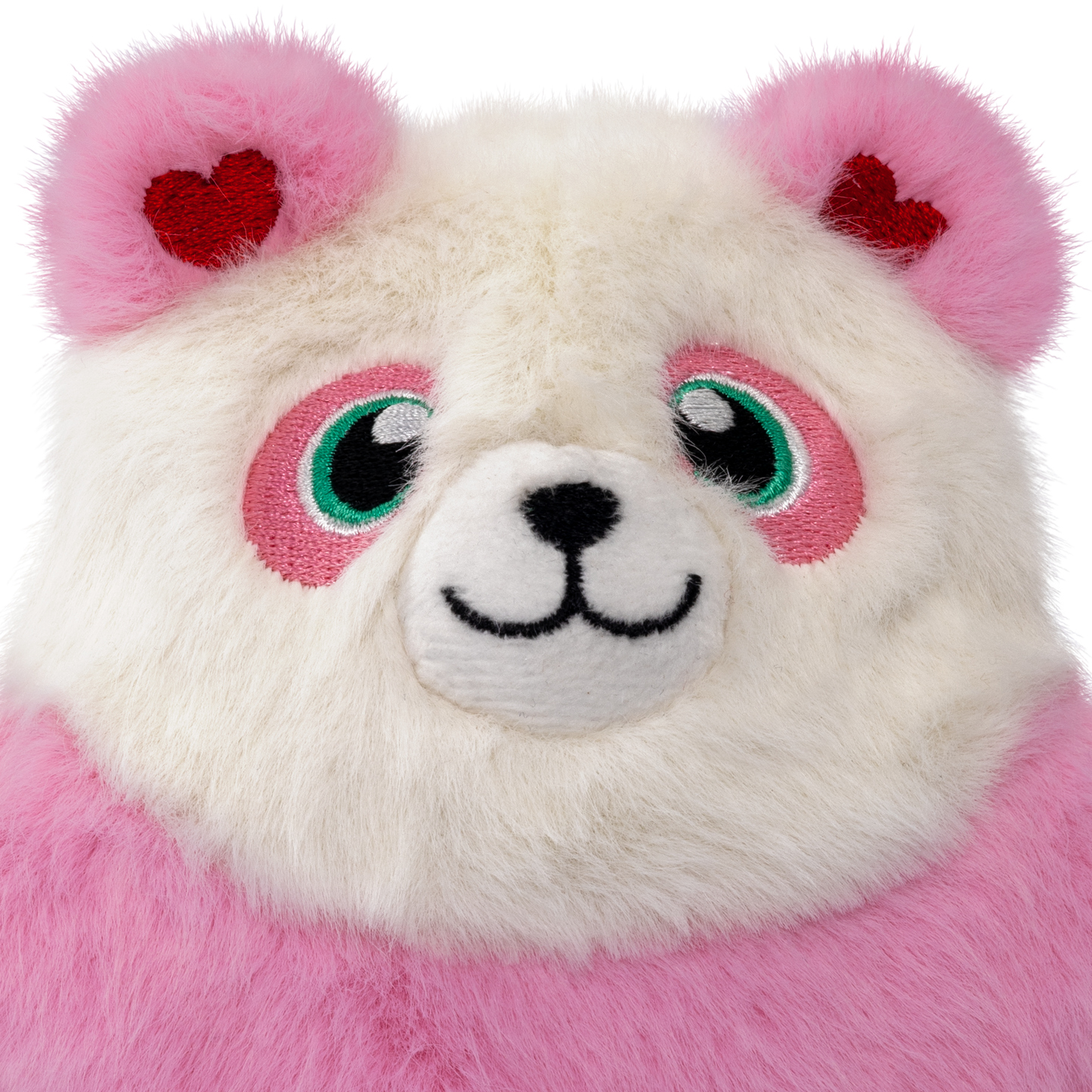 KONG Valentines Snuzzles Panda Pink Small