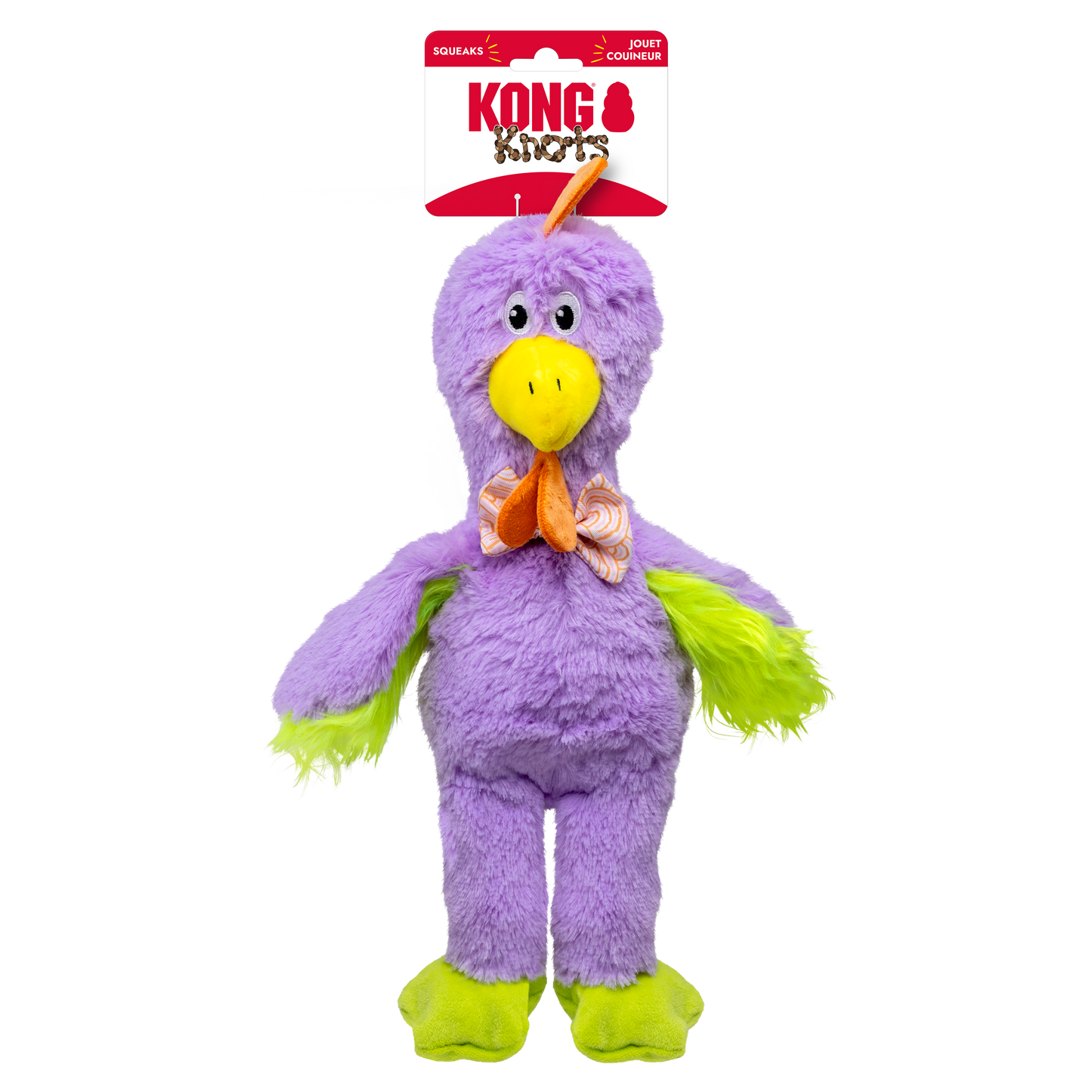 KONG Spring Knots Chicken Purple Medium/Large