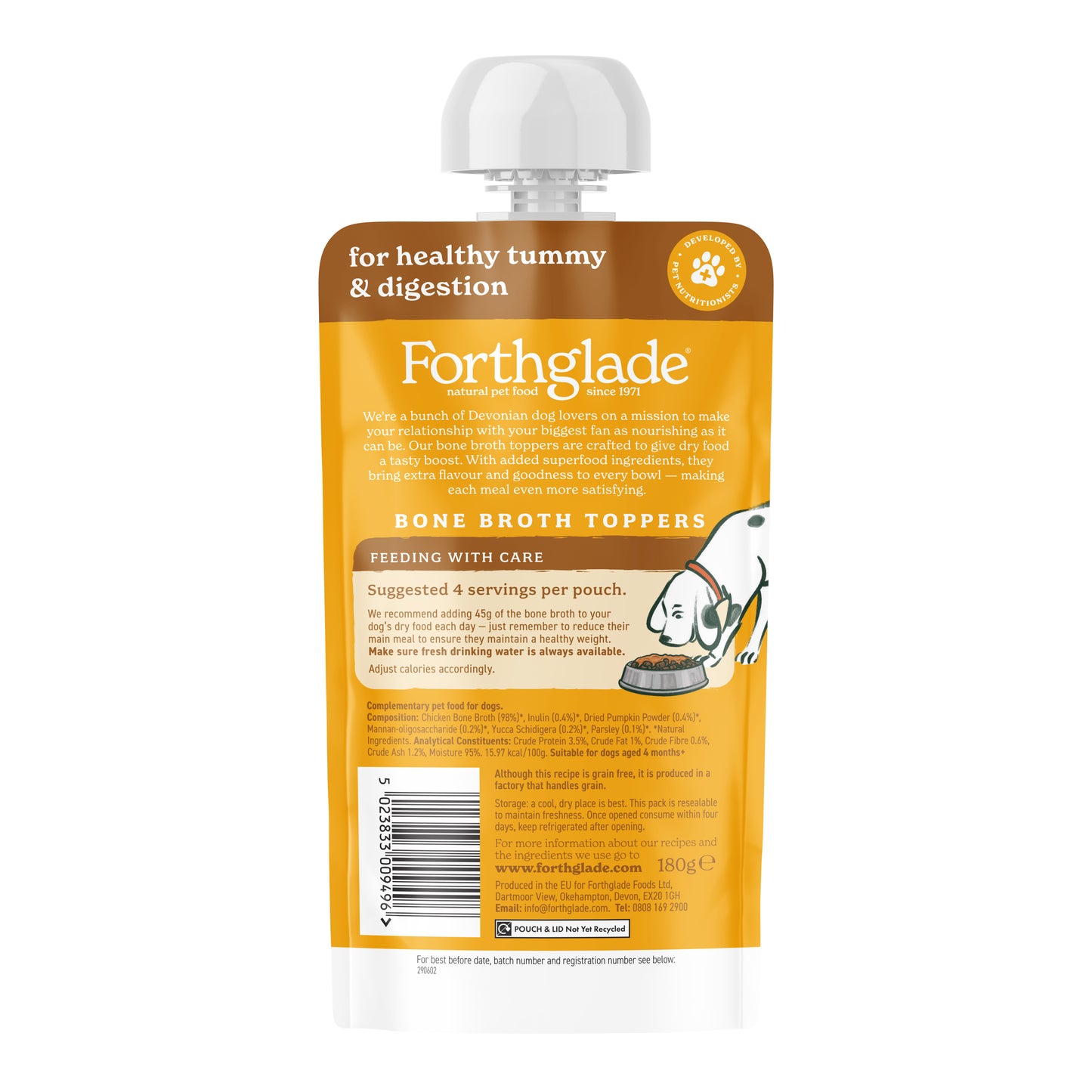 Forthglade Topper - Hearty Chicken 6x180g