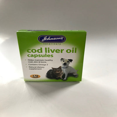 Jvp Dog & Cat Cod Liver Oil 170 Capsules