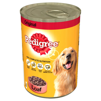 PEDIGREE Adult Wet Dog Food Tin Original in Loaf 400g