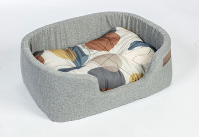 Colour Block Silver Lux Slumber Bed Medium