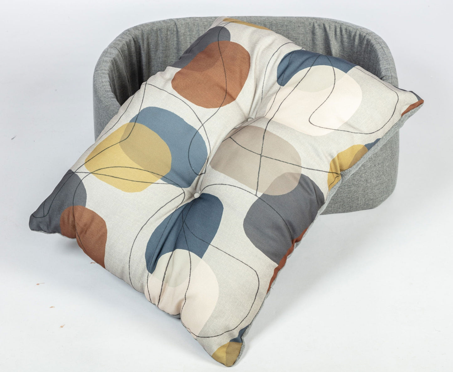 Colour Block Silver Lux Slumber Bed Large