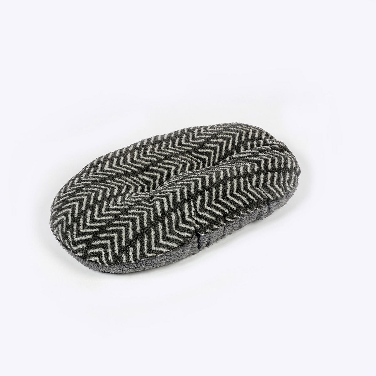 Fleece Charcoal Arrows Quilted Mattress Small (21")