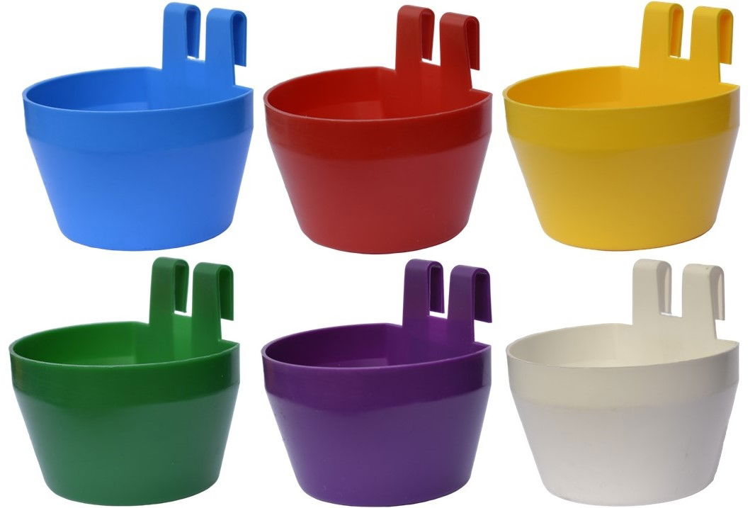Supa Poultry Cage Cups Various Colours