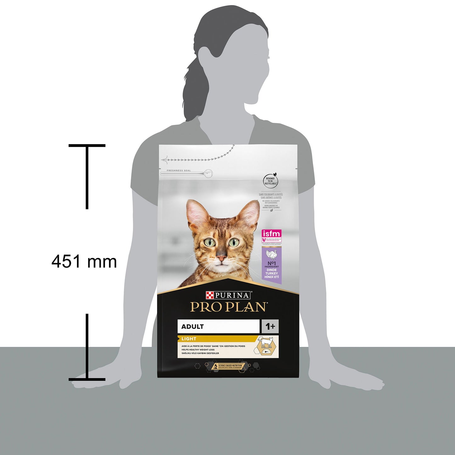 Pro Plan Light Cat Turkey & Rice 3kg