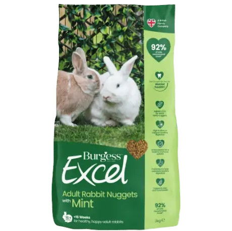 Burgess Excel Adult Rabbit Mint 3kg
