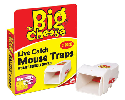 The Big Cheese Live Catch Mouse Trap Pk2