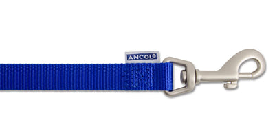 Viva Nylon Padded Snap Lead Blue 12mm X1m