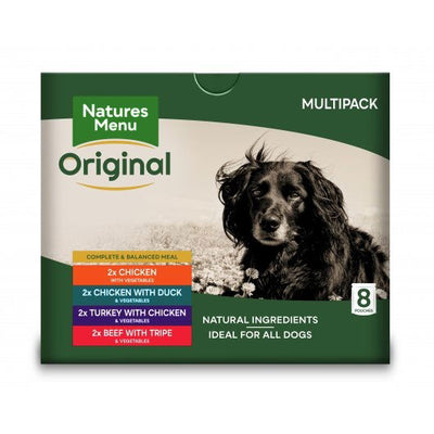 Natures Menu Dog Adult Pouch Multipack 8x300g