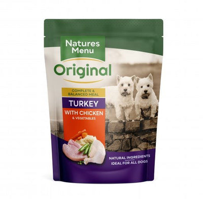 Natures Menu Dog Adult Pouch Turkey & Chicken 300g
