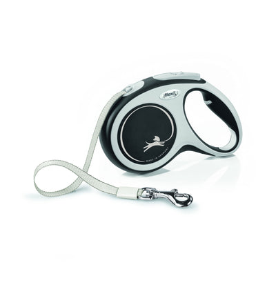 Flexi New Comfort Tape M Black 5m 1-25kg