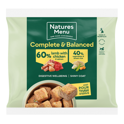 Natures Menu 60/40 Complete and Balanced Lamb & Chicken 1kg