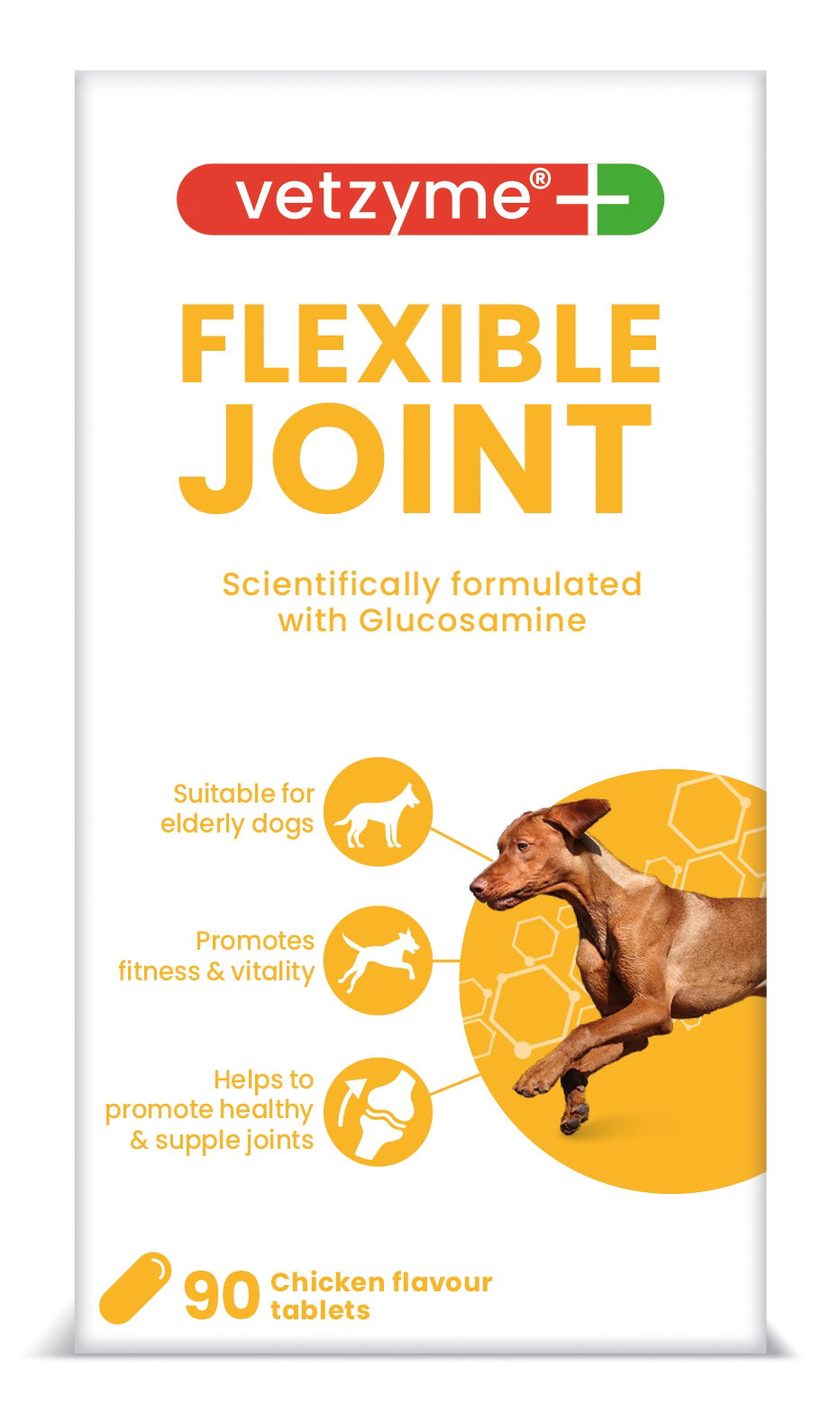 Vetzyme Dog Flexible Joint With Glucosamine 90 Tablets