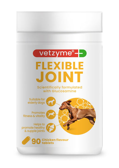 Vetzyme Dog Flexible Joint With Glucosamine 90 Tablets