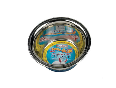 Super Prem S/Steel Non Slip Dish 240ml (115mm Dia)