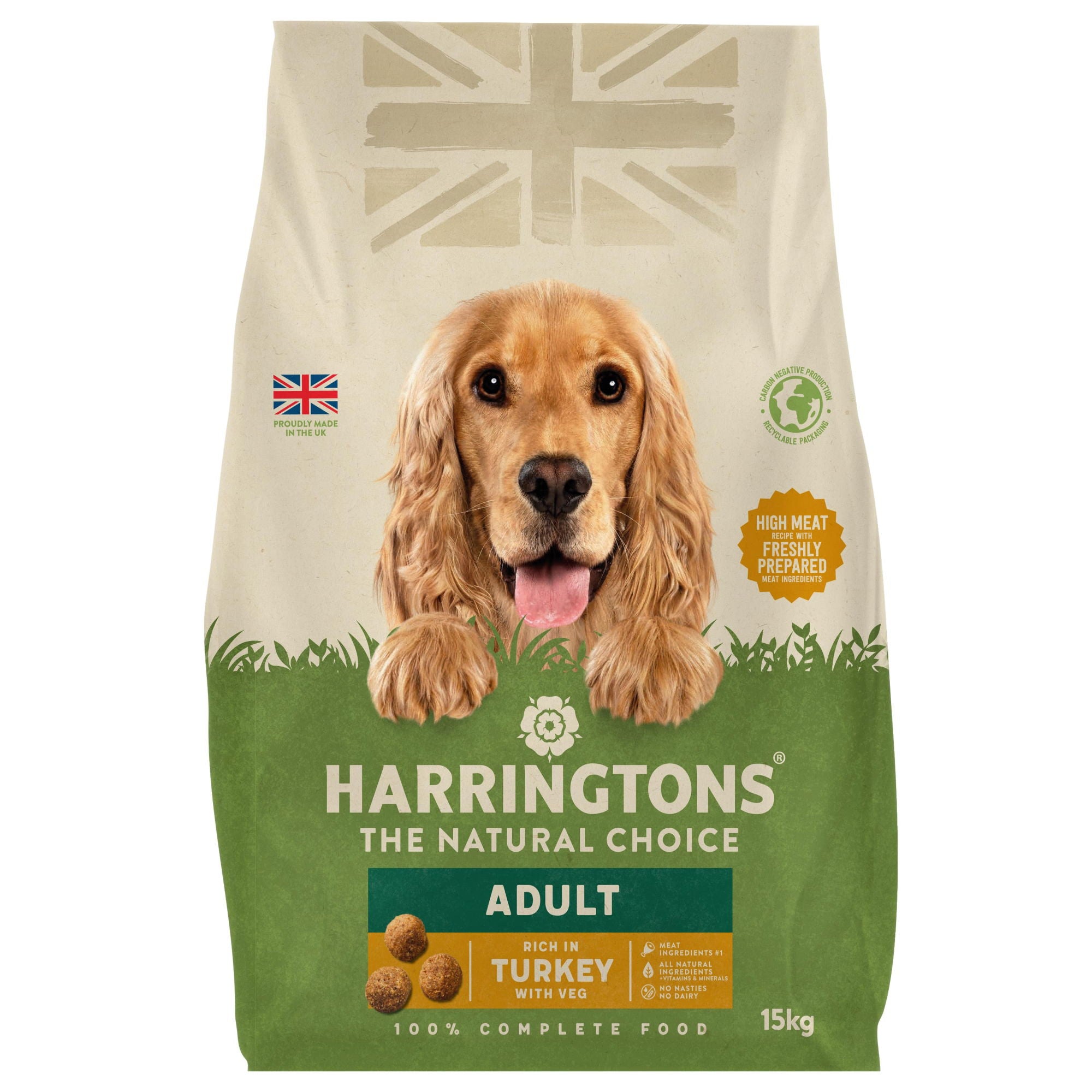 Harringtons Complete Dog Turkey & Veg 15kg
