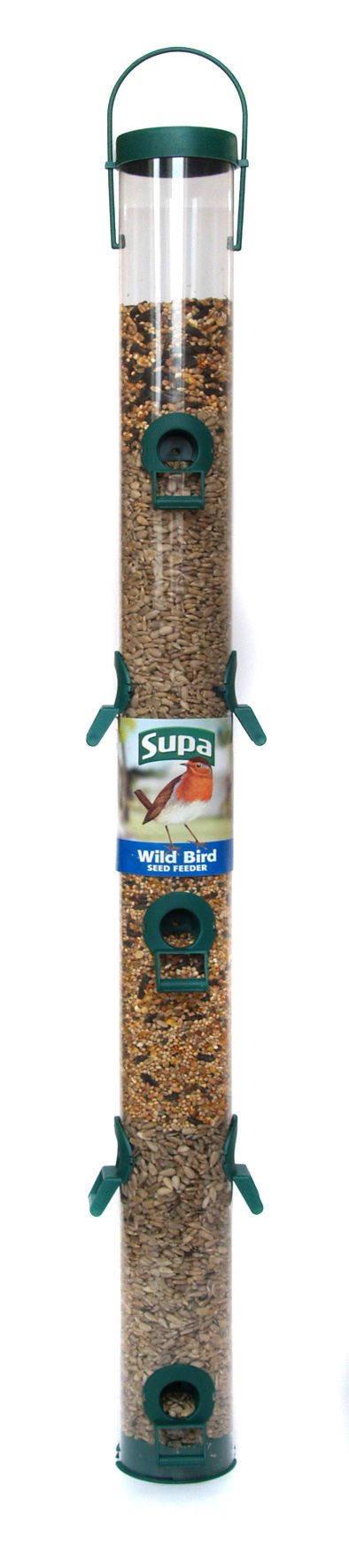 Supa Plastic 10 Port Seed Feeder Green 76cm (30 Inch)