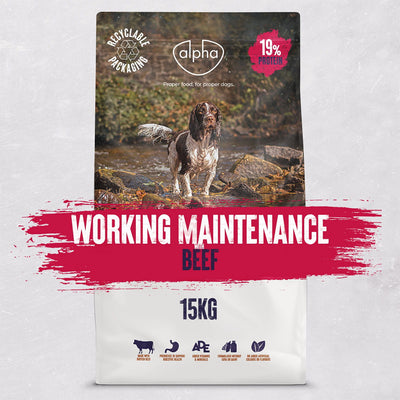Alpha Adult Maintenance Worker Maint British Beef 15kg