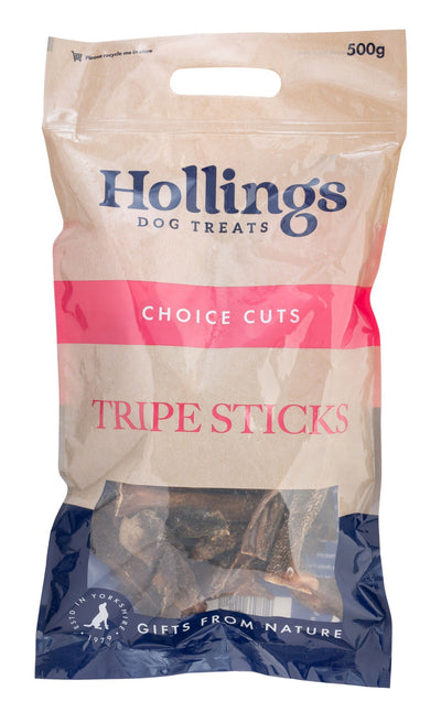 Hollings Sticks Tripe Carrier Bag 500g
