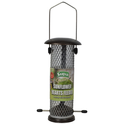 Supa Wild Bird Metal Sunflower Heart Feeder