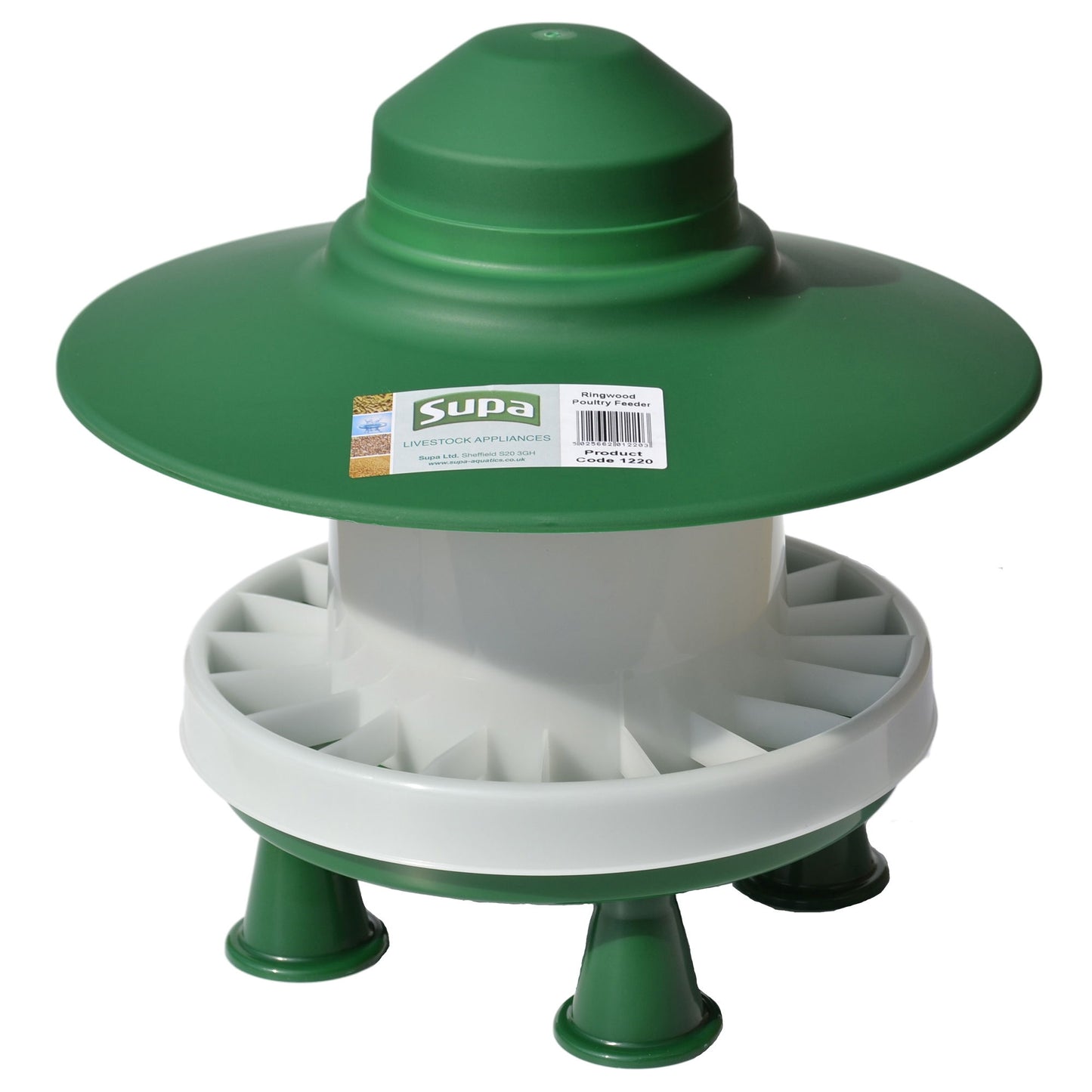 Supa Poultry Feeder Ringwood Outdoor With Fins