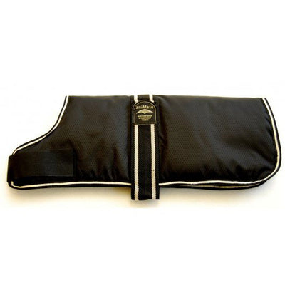 Padded Waterproof Coat Black 61cm (24")