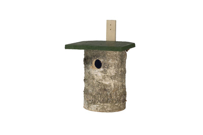 National Trust Birch Log Nest Box 32mm Hole