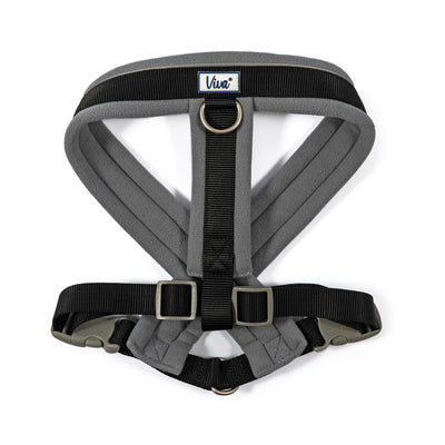 Viva Nylon Padded Harness Black Large 52-71cm