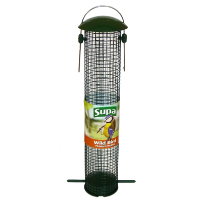 Supa Plastic Peanut Feeder Open Base Green 30cm (12 Inch)