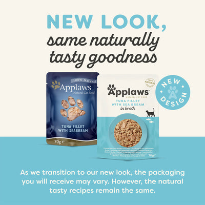 Applaws Cat Pouch Tuna & Seabream 70g