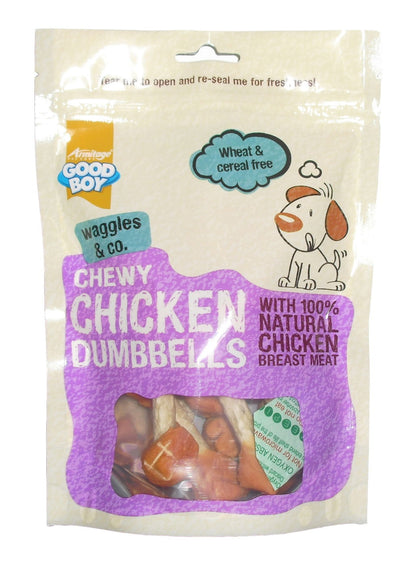 Good Boy Pawlsey & Co Chewy Chicken Dumbbells 100g