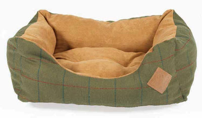 Tweed Green Snuggle Bed 89cm (34")