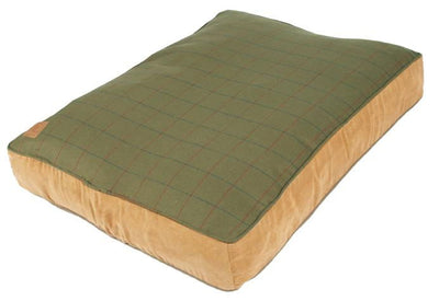 Tweed Green Box Duvet Large 125x79x14cm