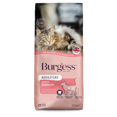 Burgess Adult Cat Scottish Salmon 10kg