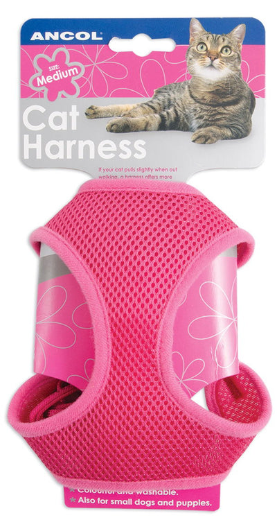 Soft Harness & Lead Pink Medium