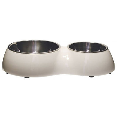 Catit Double Diner White 1x350ml & 1x160ml