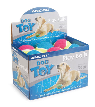 Mega Tennis Balls Assorted 10cm Display Box