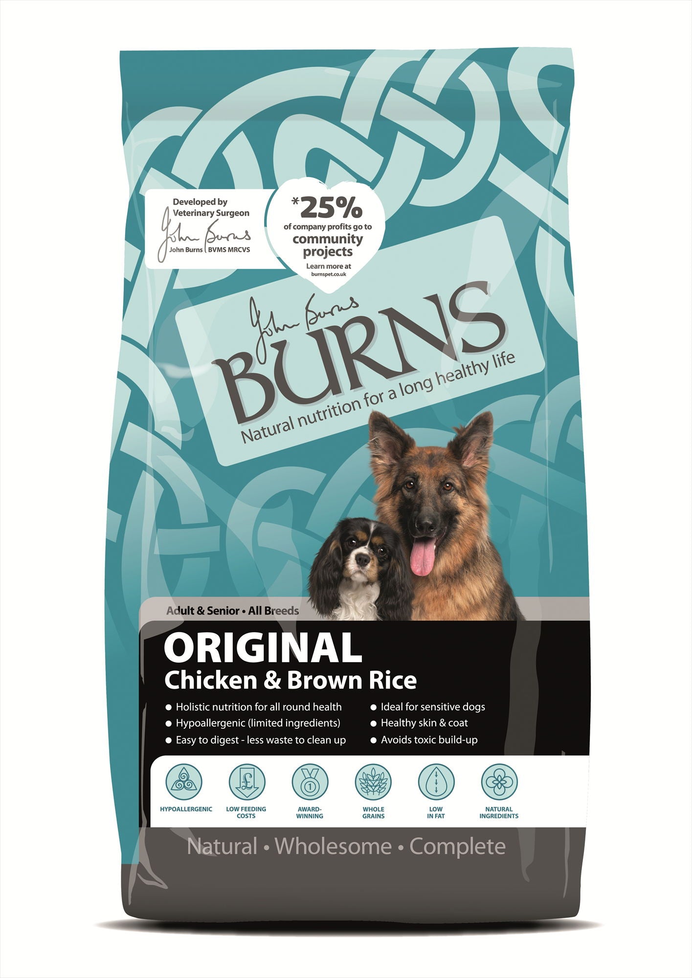 Burns Original Chicken & Brown Rice 2kg