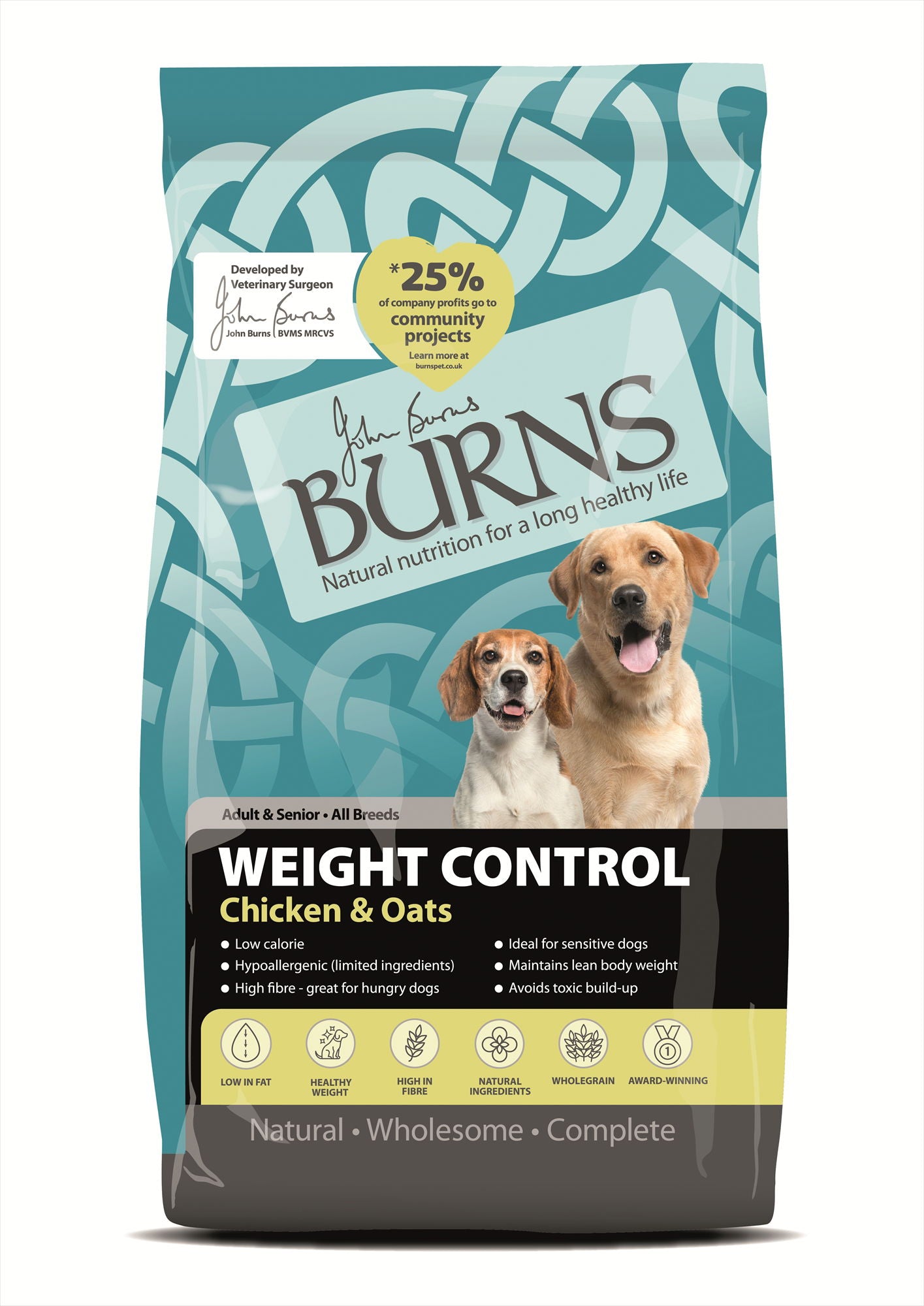 Burns Weight Control Chicken & Oats 2kg