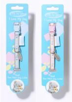 Me To You © Paw Print Collars Blue & Pink Small