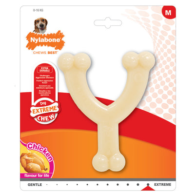 Nylabone Extreme Chew Wishbone Chicken Medium