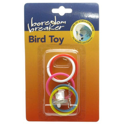 Boredom Breaker Budgie & Canary Olympic Rings W/bell