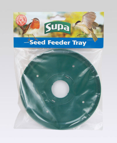 Supa Wild Bird Seed Feeder Tray Green