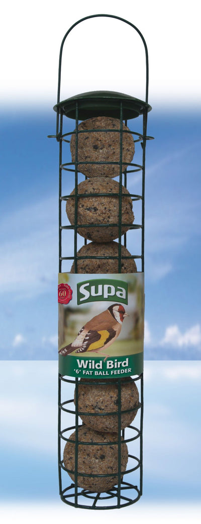 Supa Fat Ball Feeder Green Standard